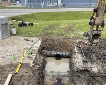 Replaced Catch Basin