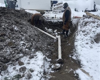 Installing an Inlet Line