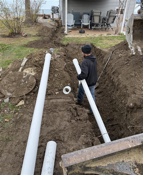 Sewer Tie-In Wrapped Up Just in Time