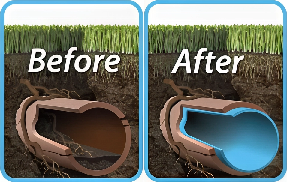 pipe-lining-2-alt before and after in pipe repair